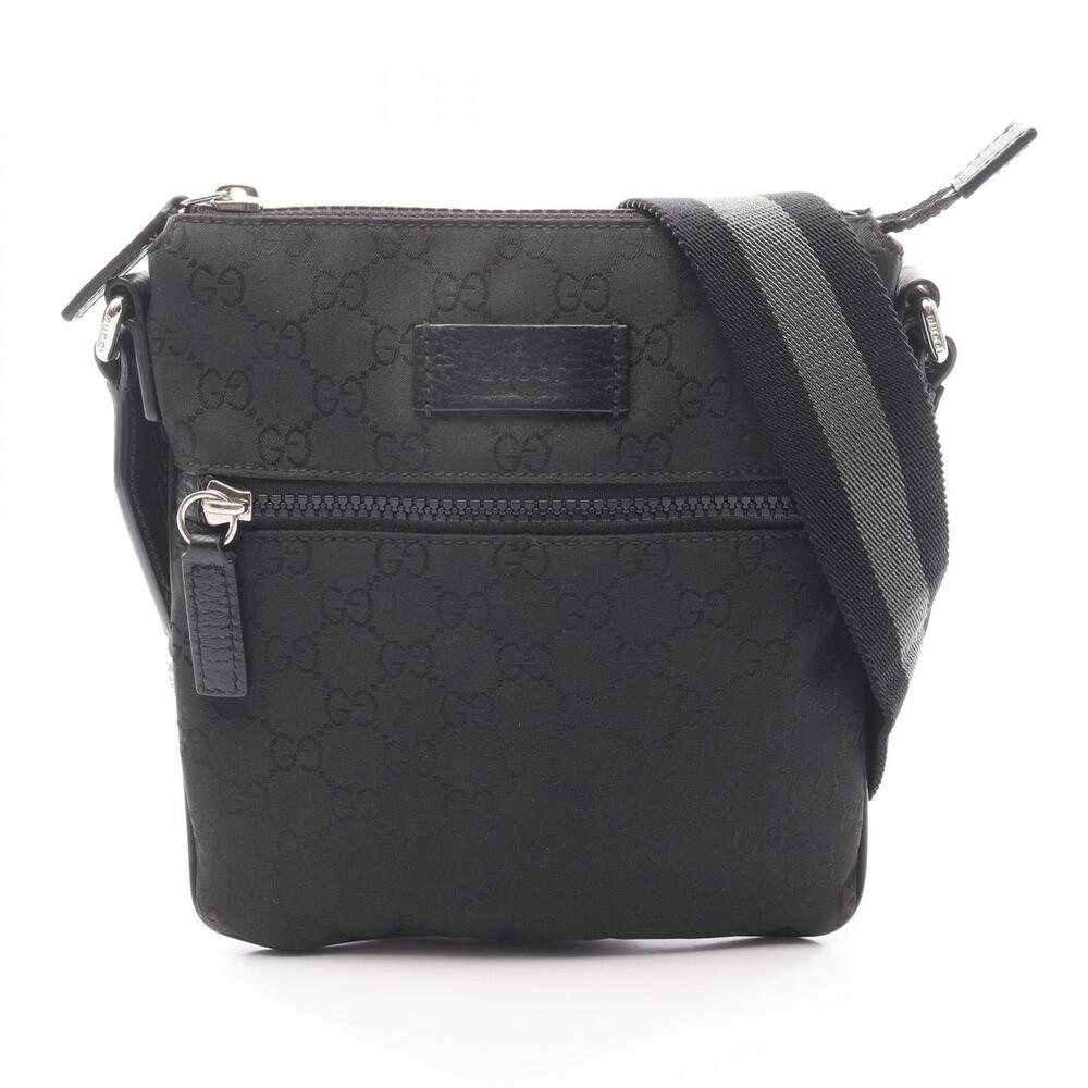 Gucci GG shoulder bag leather black